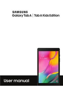 Samsung Galaxy Tab A Kids Edition manual. Smartphone Instructions.